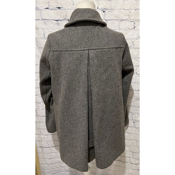 American Apparel Wool Audrey 4 Button Grey Pea Coat Size XS - Picture 4 of 7